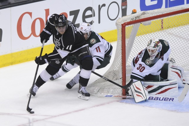 Anze Kopitar and Zach Parise