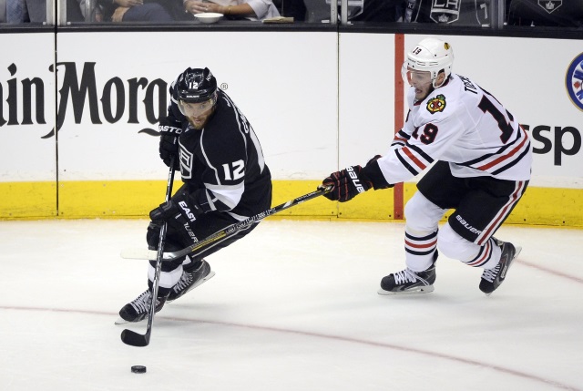 Marian Gaborik and Jonathan Toews