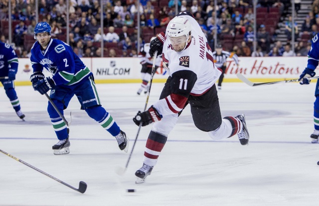 Keep an eye on Arizona Coyotes Martin Hanzal as the trade deadline approaches