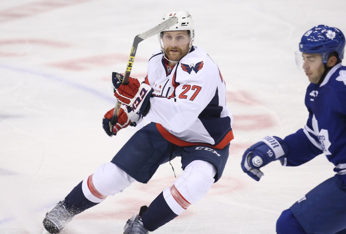 Karl Alzner of the Washington Capitals