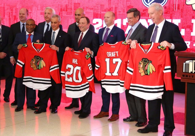 Chicago Blackhawks will be hosting the 2017 NHL draft