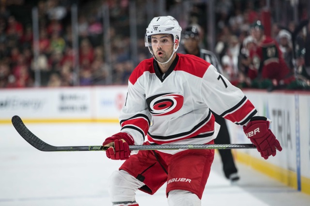 The Carolina Hurricanes are shopping defenseman Ryan Murphy