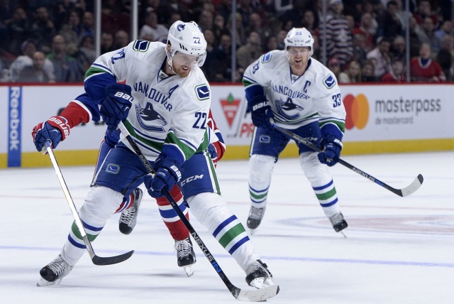 Henrik and Daniel Sedin of the Vancouver Canucks