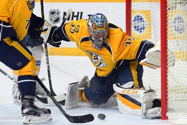 Nashville Predators goalie Pekka Rinne is day-to-day