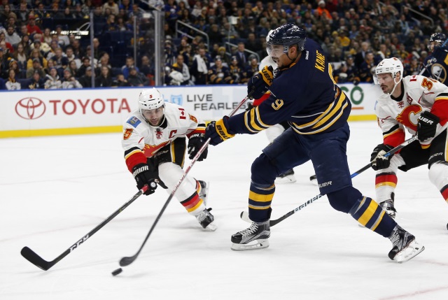 Evander Kane of the Buffalo Sabres