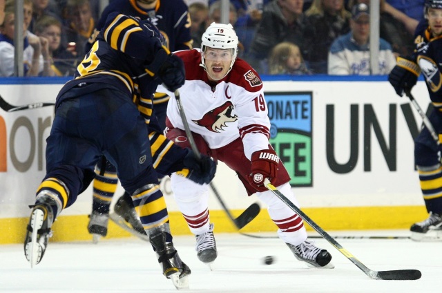 Shane Doan against the Buffalo Sabres