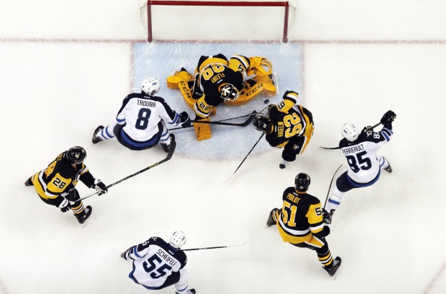 Marc-Andre Fleury and Jacob Trouba