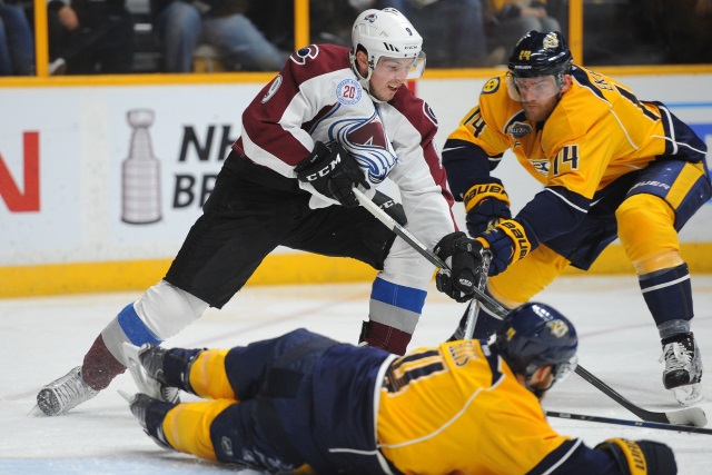 Nashville Predators Ryan Ellis and Mattias Ekholm