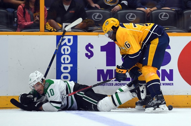 P.K. Subban and Patrick Sharp