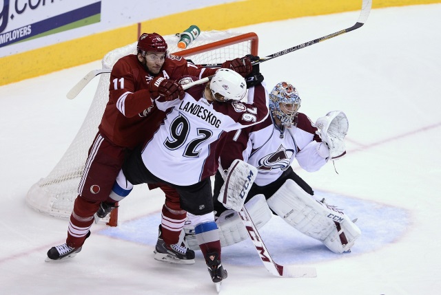 Gabriel Landeskog and Martin Hanzal