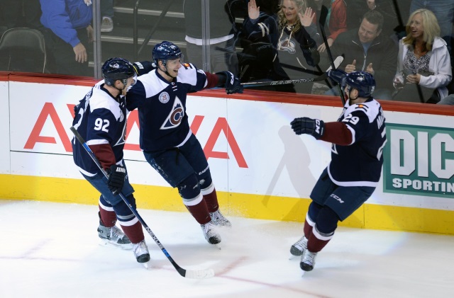 Gabriel Landeskog of the Colorado Avalanche