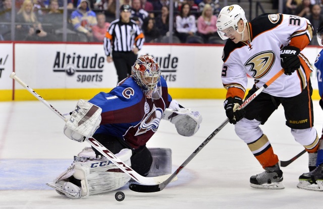 Semyon Varlamov and Jakob Silfverberg