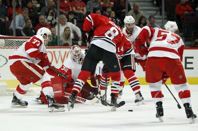 Chicago Blackhawks and Detroit Red Wings