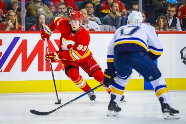 Sam Bennett of the Calgary Flames