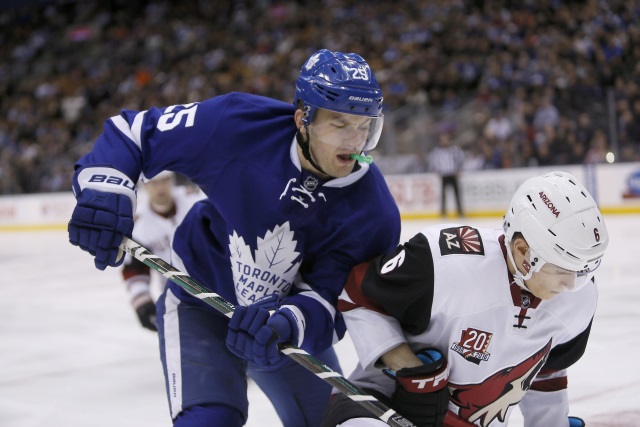 Toronto Maple Leafs winger James van Riemsdyk