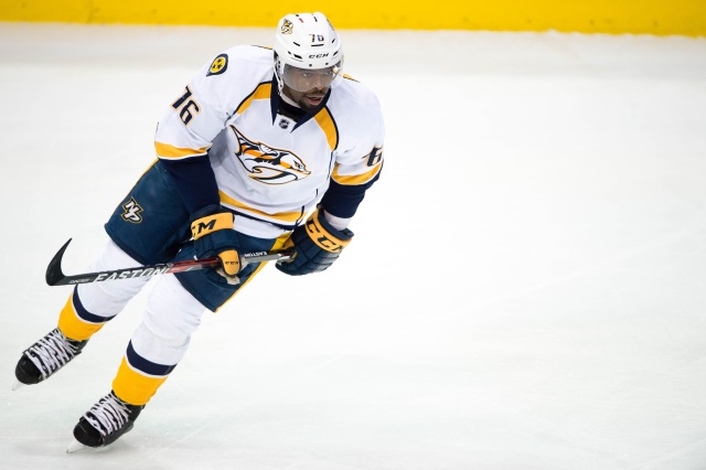 P.K. Subban of the Nashville Predators