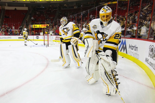 Marc-Andre Fleury of the Pittsburgh Penguins