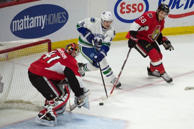 The Ottawa Senators trade for Alex Burrows