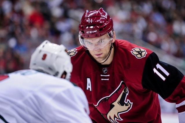 Arizona Coyotes Martin Hanzal