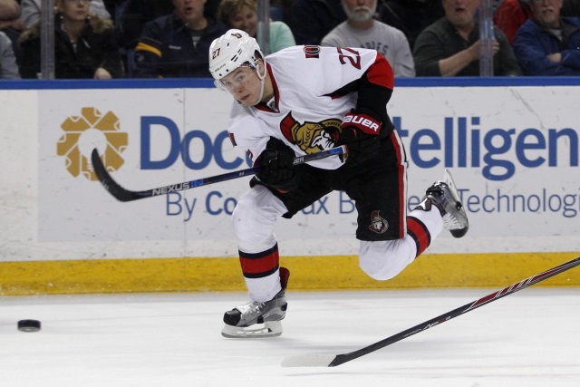 Curtis Lazar of the Ottawa Senators