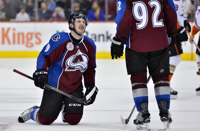 Colorado Avalanche's Gabriel Landeskog and Matt Duchene