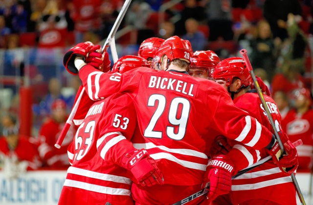 Bryan Bickell of the Carolina Hurricanes