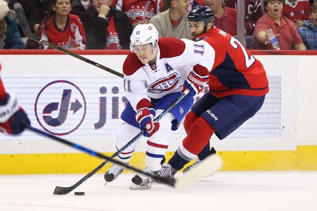 Montreal Canadiens forward Brendan Gallagher will return today