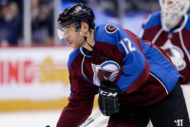 Jarome Iginla of the Colorado Avalanche