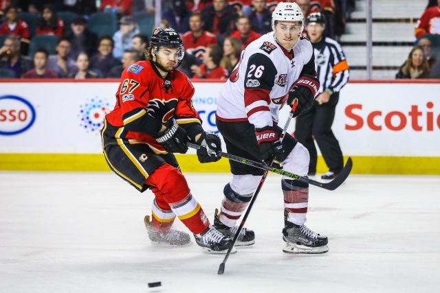 Arizona Coyotes trade Michael Stone to the Calgary Flames