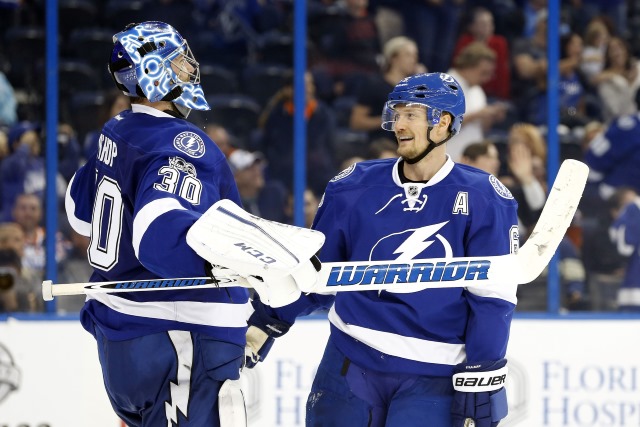 Ben Bishop of the Tampa Bay Lightning