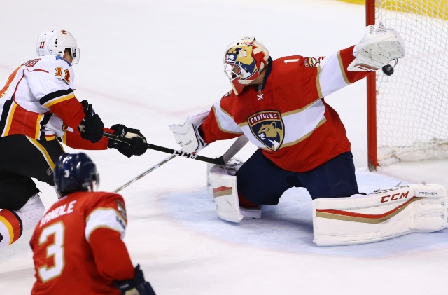 Roberto Luongo of the Florida Panthers