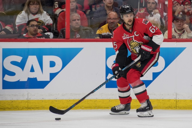 Eirk Karlsson of the Ottawa Senators