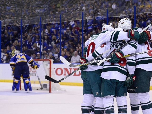 NHL: Stanley Cup Playoffs-Minnesota Wild at St. Louis Blues