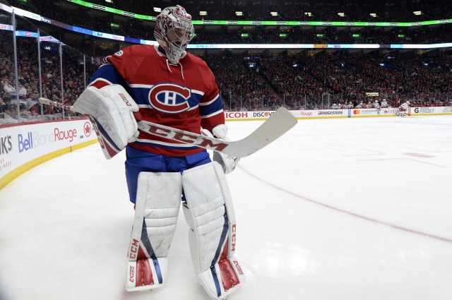 Carey Price of the Montreal Canadiens