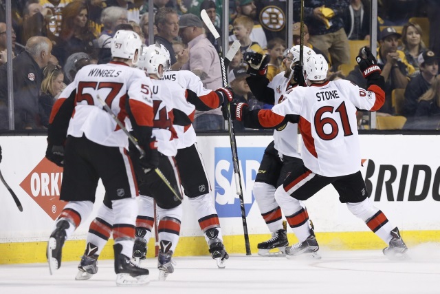 Ottawa Senators beat Boston Bruins in OT