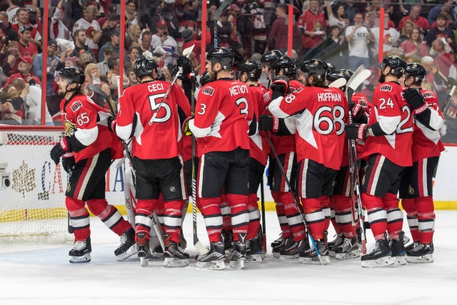 Ottawa Senators take Game 1 over the New York Rangers