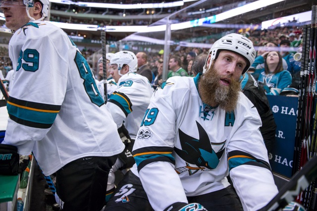 Joe Thornton of the San Jose Sharks