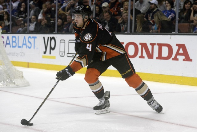 Cam Fowler of the Anaheim Ducks