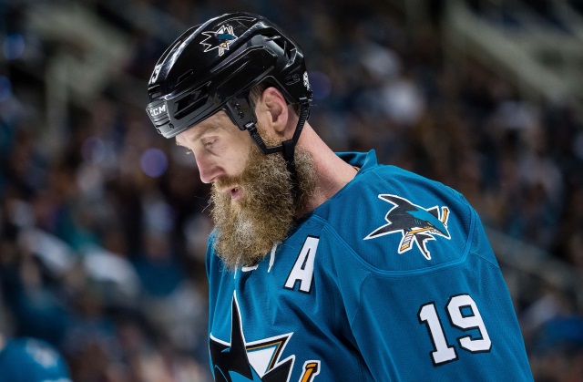 Joe Thornton of the San Jose Sharks