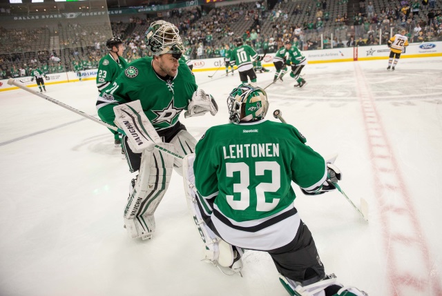 Dallas Stars will need move at least one of Kari Lehtonen and Antti Niemi