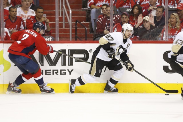 Sidney Crosby and Matt Niskanen