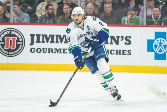 Vancouver Canucks defenseman Chris Tanev has a no-trade clause that kicks in soon