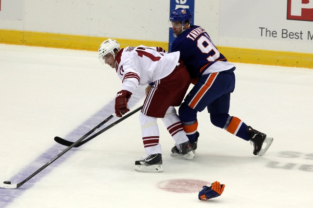 John Tavares and Radim Vrbata