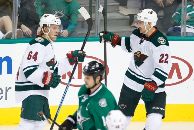 Minnesota Wild forwards and RFAs Mikael Granlund and Nino Niederreiter