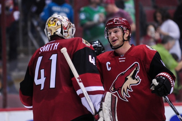 Arizona Coyotes Shane Doan and Mike Smith