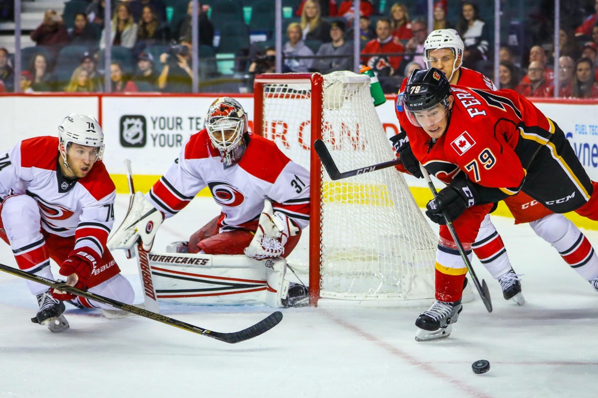 The Carolina Hurricane trade Eddie Lack and Ryan Murphy to the Calgary Flames