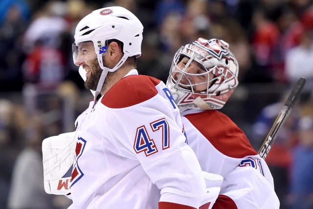 Montreal Canadiens Carey Price and Alexander Radulov