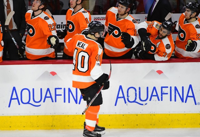 The Vegas Golden Knights could be eyeing the Philadelphia Flyers No. 2 pick