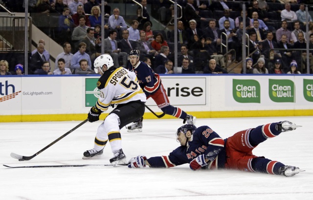 The Boston Bruins and Ryan Spooner have an arbitration hearing set for today