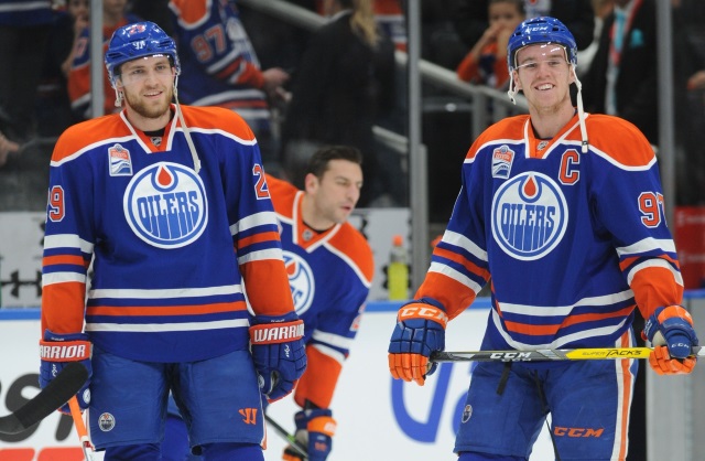 Leon Draisaitl and Connor McDavid